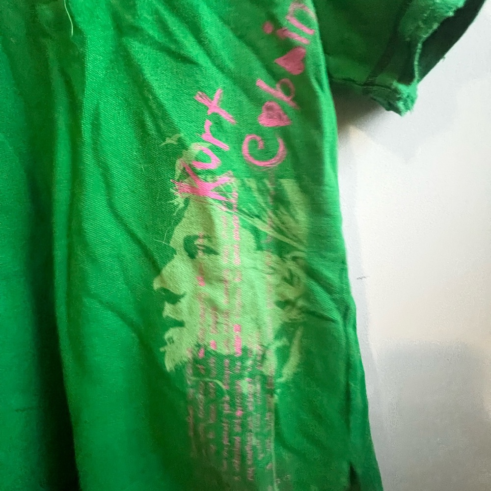 Kurt Cobain Birds Ladie's Distressed Edge Polo Shirt Girls Jr Polo Shirt - Picture 2 of 5